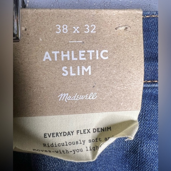 Madewell Athletic Slim Mens Jeans Sz 38w 32L - Picture 7 of 11